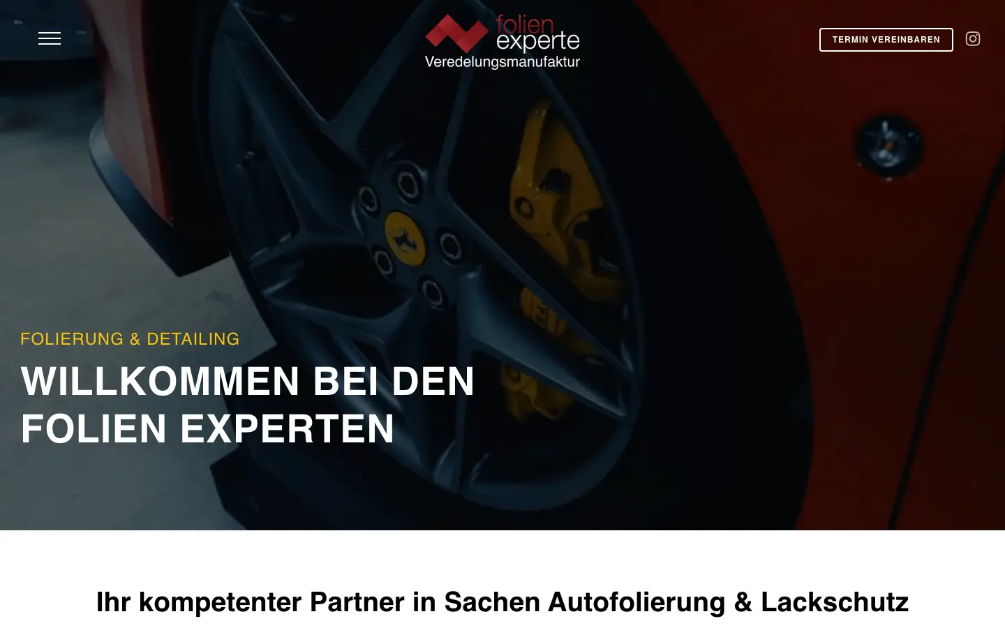 Folien Experte Website