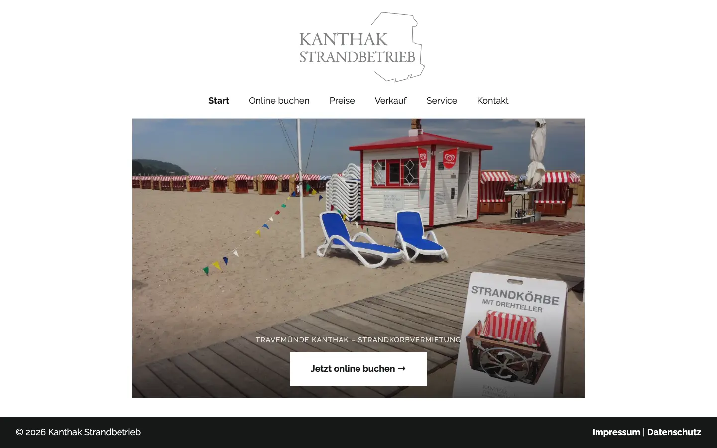 Kanthak Strandbetrieb Travemünde